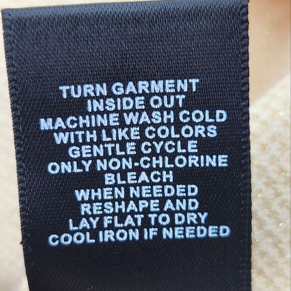 Torrid Hooded Sweater Tunic Womens Plus Size 1X Metallic Gold Stars Fall Winter - Picture 8 of 10